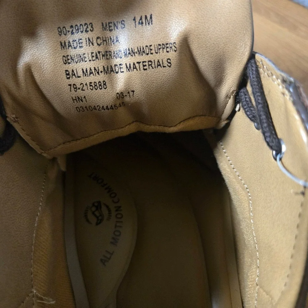 Dockers Shoes Mens 14‎ Brown Leather Dress Oxford All Motion Comfort 90-29023